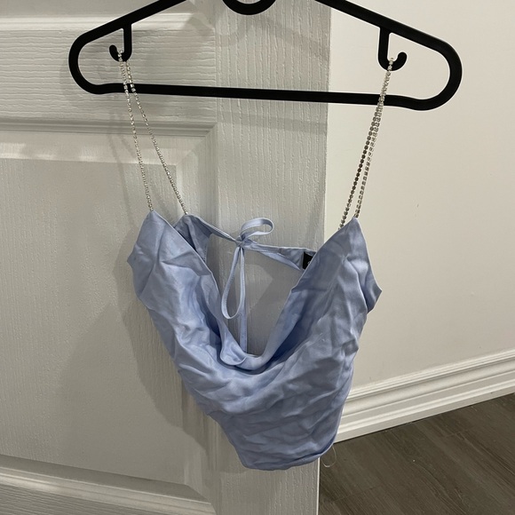 Cowl neck halter top - Picture 2 of 4